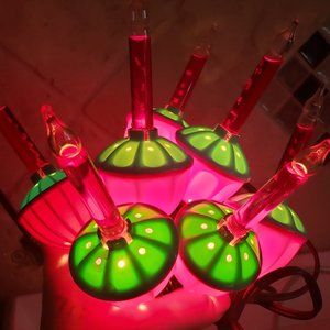 Vintage Retro Christmas Bubble Lights
